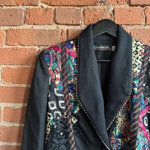 VINTAGE Western Patchwork Blazer